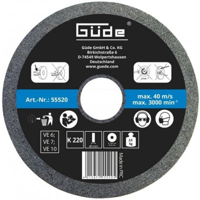 Güde Brusný kotouč 200 x 40 x 20 mm K220 55520 – Zbozi.Blesk.cz