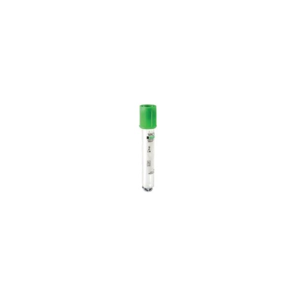  VACUTEST LiHep 4 ml, 75 × 13, zelená