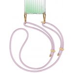 Šňůrka na krk UNIQ Coehl Laurel universal phone lanyard misty mauve – Zboží Dáma
