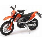 Welly Motocykl KTM 690 Enduro model oranžový 1:18 – Zboží Mobilmania