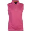 Dámské tílko Just Togs Jessica Sleeveless Polo Shirt Ladies Rose