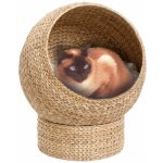 Karlie Banana Proutěný pelech béžový pro kočky 47 x 47 x 6 cm – Zbozi.Blesk.cz