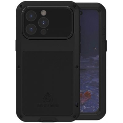 LOVE MEI extra odolné proti nárazu, vodě a prachu pro iPhone 15 Pro Max - černé – Sleviste.cz