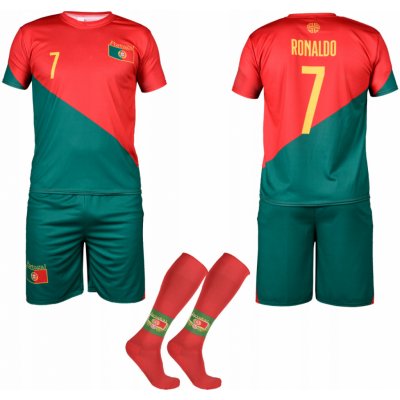 ShopJK dětský fotbalový dres s podkolenkami Ronaldo Portugalsko komplet – Zboží Mobilmania