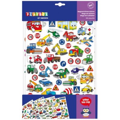 Samolepky doprava 500 ks – Zboží Mobilmania