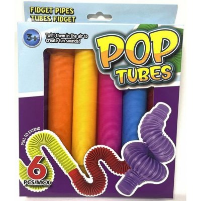 Alltoys Fidget trubičky 6 ks – Zboží Mobilmania