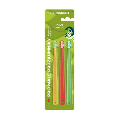 Herbadent Kids Ultra soft 3 ks – Zboží Dáma Herbadent Kids Ultra soft 3 ks – Zboží Dáma