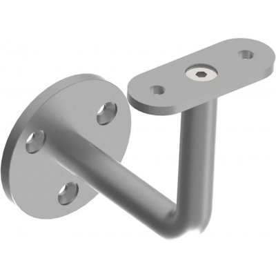 Hahn Steel Nerezový držák madla plochý pro montáž na zeď – Zboží Mobilmania