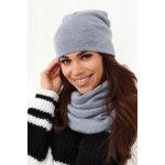Fashionweek dámská čepice a šála cashmere touch S2468 šedý – Hledejceny.cz