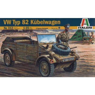 Italeri Model Kit military 0312 VW Typ 82 KUBELWAGEN 1:35 – Zboží Mobilmania