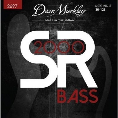 Dean Markley Sr2000 Bass Guitar Strings Medium Light 6Str – Zbozi.Blesk.cz