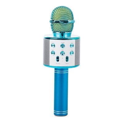 Verk 01377 Karaoke Bluetooth mikrofon 1800mAh modrá – Zbozi.Blesk.cz