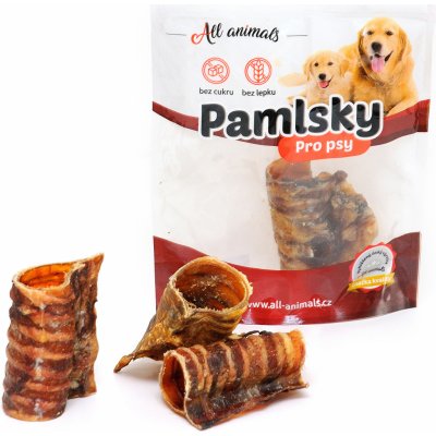 All Animals DOG pochoutka Hovězí hrtan krájený 120 g – Zbozi.Blesk.cz