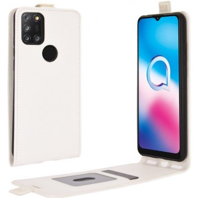 PROTEMIO 24482 Vyklápěcí pouzdro Alcatel 3X (2020) bílé – Zboží Mobilmania