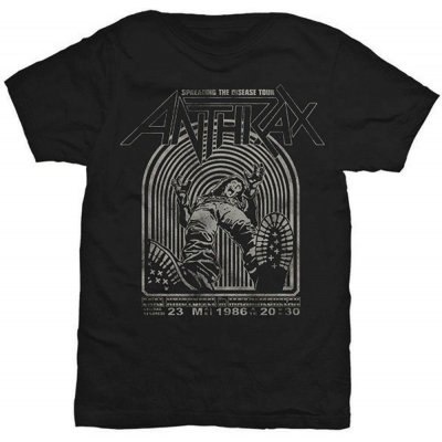 Rock off Anthrax Unisex Tee Spreading the Disease – Hledejceny.cz