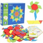 KIK Dřevěná mozaika 130 ks – Zboží Dáma