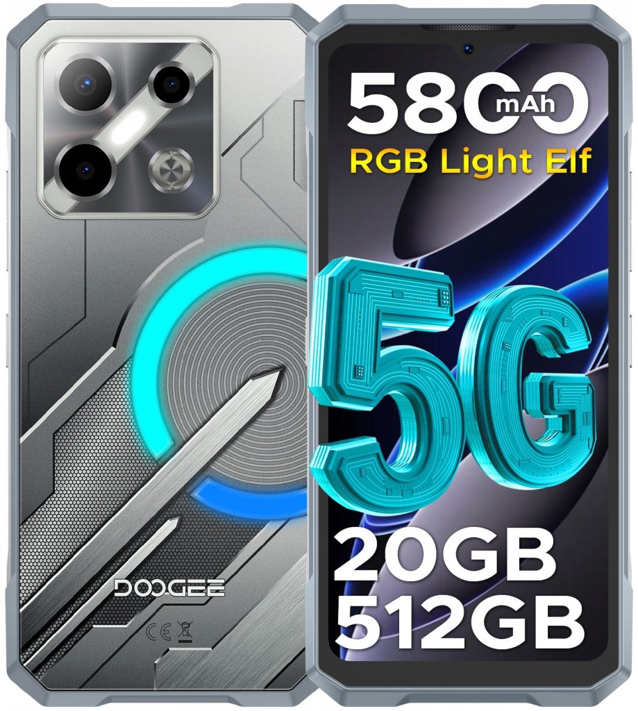 Doogee Blade GT Pro 5G 12GB/512GB Silver na Heureka.cz
