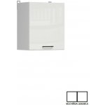 Junona Line Tafla skříňka G1D/50/57 LP, bílá/bílá křída lesk – Zbozi.Blesk.cz