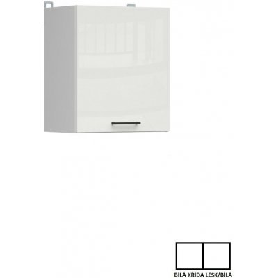 Junona Line Tafla skříňka G1D/50/57 LP, bílá/bílá křída lesk – Zbozi.Blesk.cz