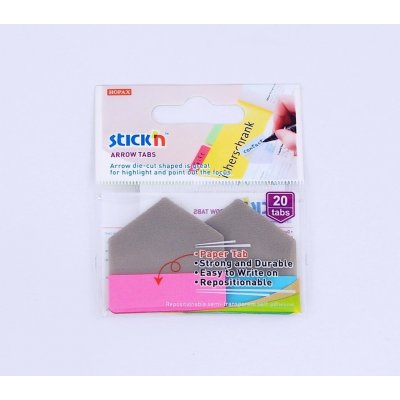 Stick´n Záložka samolepící 38x38 růž.+mod., šipky /26063/ 9658 – Hledejceny.cz