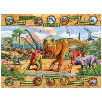 Ravensburger Dinosauři 100 dílků – Zboží Mobilmania