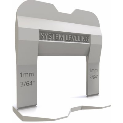 System Leveling (100ks) Nivelační spony 1mm – Zboží Mobilmania
