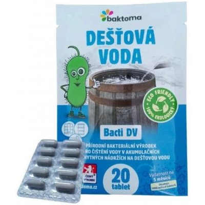 Baktoma Bacti DV TABLETY bakterie pro jímky na dešťovou vodu 20 kusů – Zboží Dáma