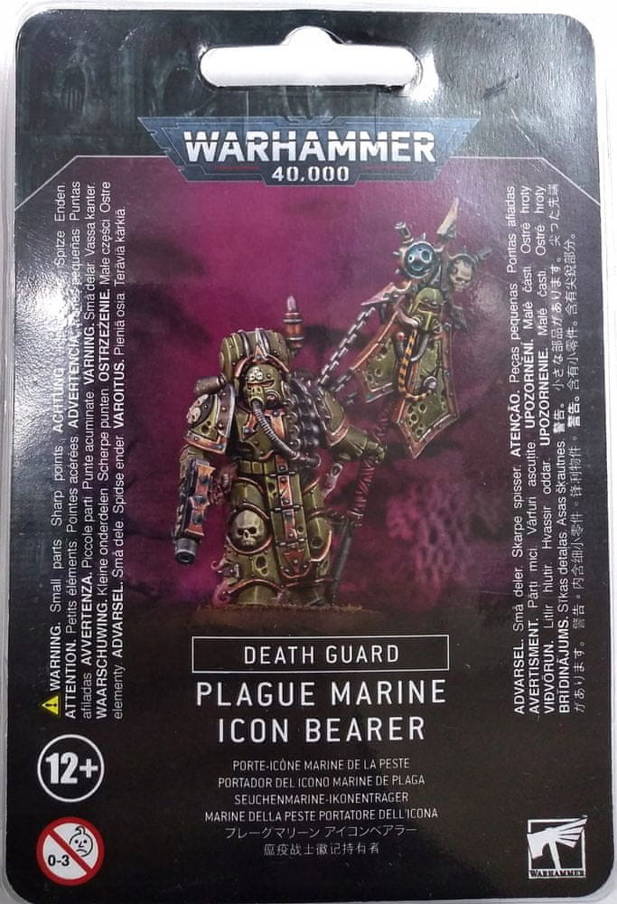 GW Warhammer Death Guard Plague Marine Icon Bearer