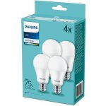 Philips žárovka LED klasik, 10W, E27, studená bílá, 4ks – Hledejceny.cz
