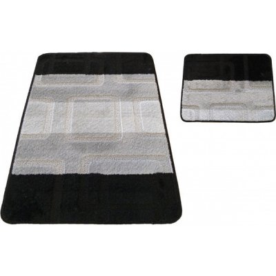 Nej-koberce Montana 04N černá 40x50 cm a 50x80 cm – Hledejceny.cz