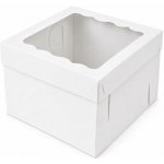 Cake Star Dortová krabice MELISA bílá s okénkem (31,7 x 31,7 x 19,5 cm) – Hledejceny.cz