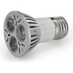 Whitenergy Power LED žárovka E27 3xLED 3.5W 230V Studená bílá refl. – Hledejceny.cz