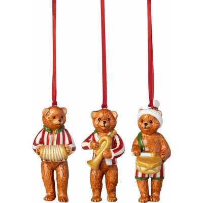Villeroy & Boch 14-8331-6695 Vánoční ozdoby Nostalgic Ornaments medvídci, 3 ks. – Hledejceny.cz