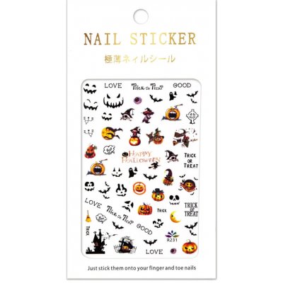 Starnails Samolepky na nehty Happy Halloween R231 – Hledejceny.cz