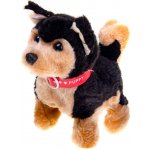 Lamps Pejsek černý chodící a štěkací 16 x 18 cm – Sleviste.cz