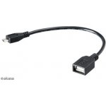 Akasa AK-CBUB25-15BK USB OTG - mikro USB na USB , 15cm – Zbozi.Blesk.cz