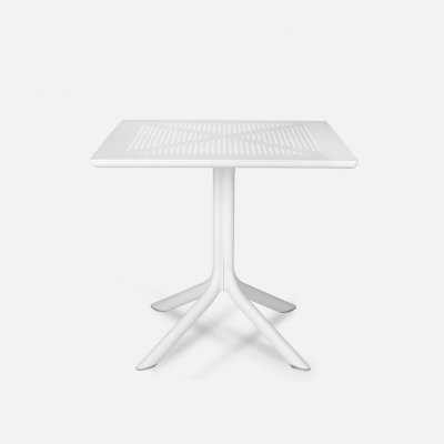 Nardi Plastový stůl na zahradu CLIP X 70x70 cm, Bianco – Hledejceny.cz