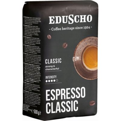 Eduscho Espresso Classic Arabica Robusta zrnková 0,5 kg – Hledejceny.cz