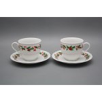 Bohemia Porcelán 1987 Šapo vysoké Verona Vánoční Cesmína BB 180 ml – Sleviste.cz