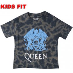 Rock Off tričko metal Queen Blue Crest černá