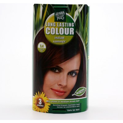 HennaPlus dlouhotrvající barva na vlasy 5.4 Indiánské léto 100 ml