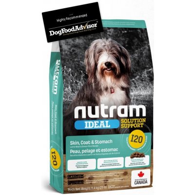 Nutram I20 Ideal Sensitive Skin Coat Stomach Dog 11,4 kg – Zboží Mobilmania