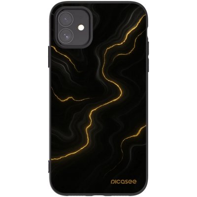 Picasee silikonový černý obal pro Apple iPhone 11 - Thunder – Zboží Mobilmania
