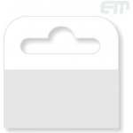 Samolepící ouško s eurovýsekem, 50x50m, 1ks - transparentní – Sleviste.cz