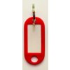 Přívěsky na klíče Přívěsek na klíče Jmenovky 20 x 50 mm 10 ks červená