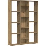 Knihovna/dělicí stěna dub artisan 100x24x140 cm – Zboží Dáma
