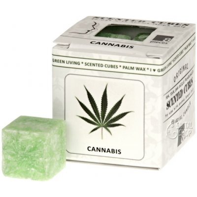 Scented Cubes vonný vosk do aroma lamp Cannabis 8 x 23 g – Hledejceny.cz