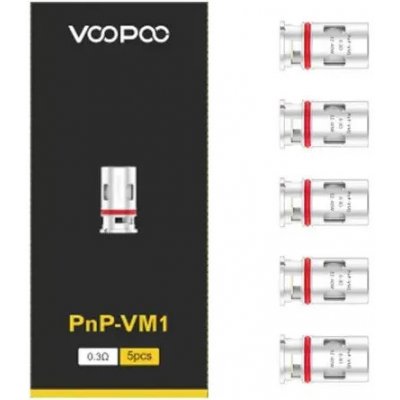 VOOPOO PnP VM1 žhavicí hlava 0,3ohm 5 ks – Hledejceny.cz