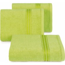 Mybesthome Bavlněný froté ručník s proužkem LORAN 50 x 90 cm, světle zelená