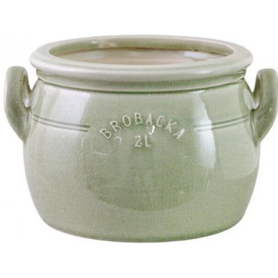 Kameninový květináč Brobacka Green Low 20x13 cm Strömshaga – Hledejceny.cz